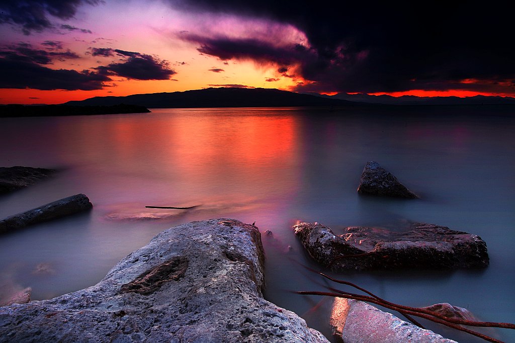 Utah Lake Sunset