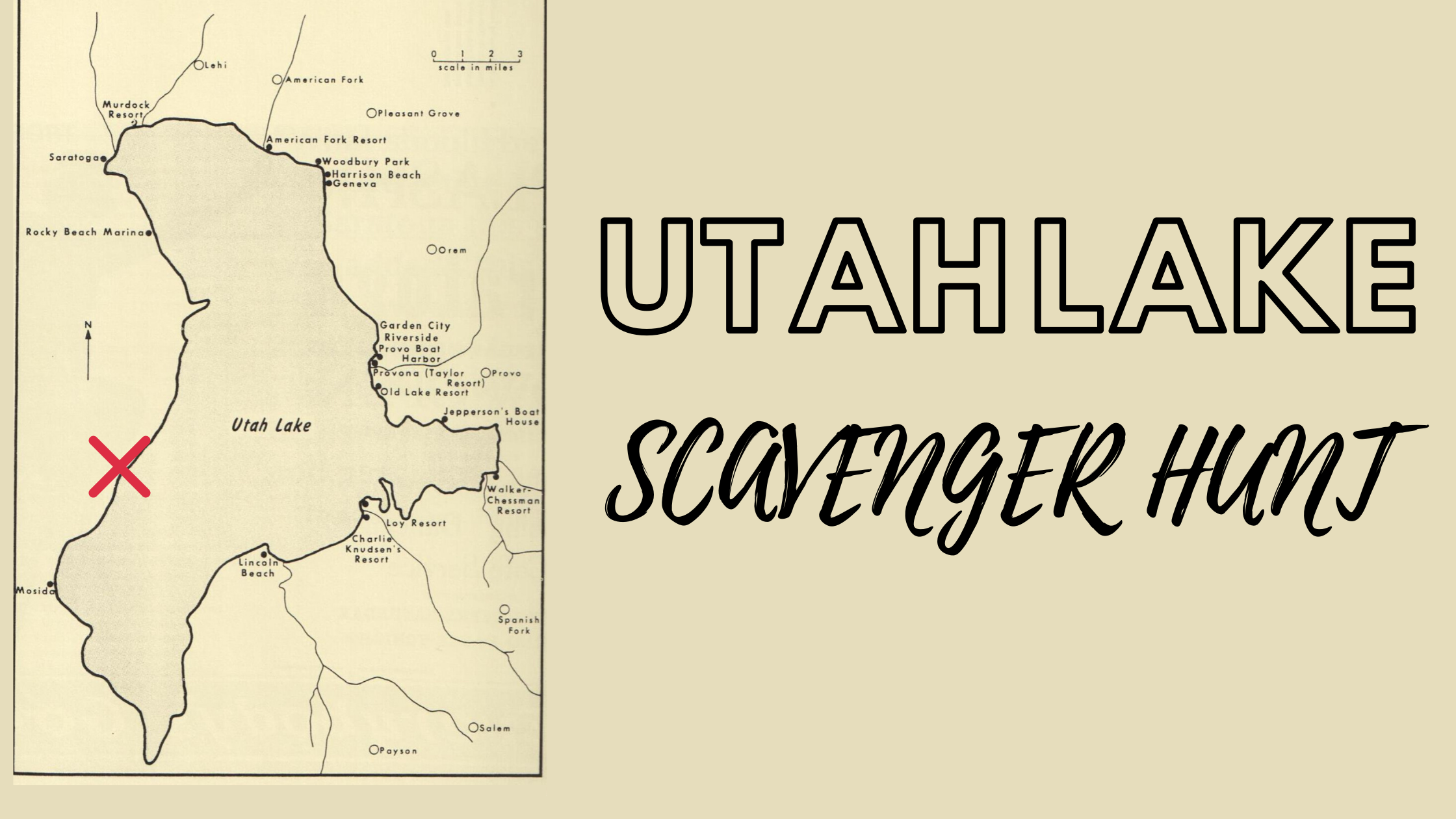 The First Ever Utah Lake Scavenger Hunt